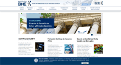 Desktop Screenshot of institutobme.es